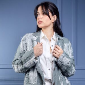 BLAZER MARGUERITE CEMENTO